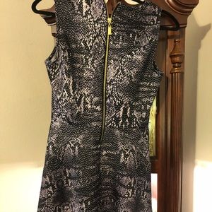 Pink leopard Jennifer Lopez dress
